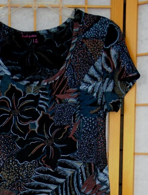 Lápices de colores FRESH PRODUCT pequeños negros vintage drapeados de algodón claro *USADOS EN EXCELENTE ESTADO Foto 1 de 4