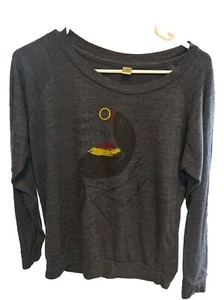 Dave Matthews Band Long Sleeve T Shirt Tee Size L Gray Alternative Earth - Blue - Picture 1 of 7