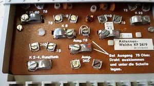 ANTENNENWEICHE KOPPELFILTER 75+240-300 Ohm Ein-und Ausgänge          1101B - Picture 1 of 3