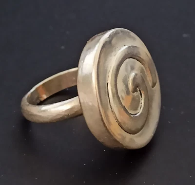 Anillo SHABLOOL Vintage Plata de Ley 8 Didae Israel Modernista Minimalista Audaz Foto 1 de 4