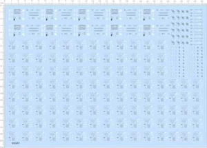 1/700 US NAVY F-35 F35 Flugzeugträger Jagdmodell Wasserschiebe Aufkleber Bi350 - Bild 1 von 1
