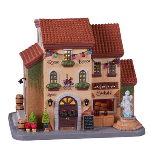Lemax 2022 The Wine Merchant Caddington Village 25936 rojo blanco rosado salud - Imagen 1 de 3