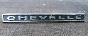 Chevrolet Chevelle 1967 emblema insignia tapa maletero vintage - Imagen 1 de 13