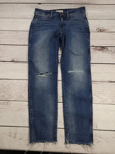 Women's Madewell 9” High Rise Skinny size 29 denim jeans Raw Hem K10 - Picture 1 of 7
