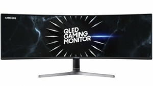 SAMSUNG LC49RG90SSEXXY , 49" Curved Dual QHD 5120x1440 QLED Gaming Monitor 120Hz