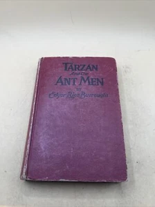 TARZAN AND THE ANT MEN Book 1924 EDGAR RICE BURROUGHS SCI-FI ADVENTURE ART + - Picture 1 of 17