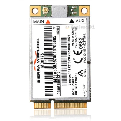 Unlocked SIERRA MC8775 7.2M 3G WWAN Card for Thinkpad T61 T61P X61 X61S R61 X300 - Image 1 of 4