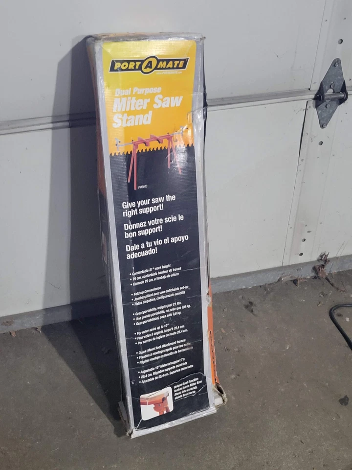 Porta A mate PM-3600- Suporte de serra esquadria dobrável resistente portamato NOVO NA CAIXA - Imagem 1 de 4