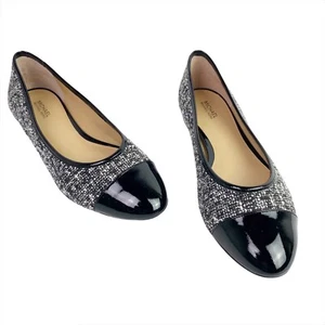 Michael Kors Sabrina Tweed Ballet Flats Size 8 - Picture 1 of 7