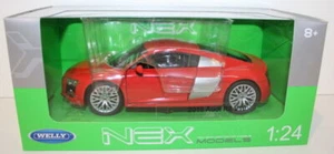 Welly NEX 1/24 Scale 24065W - 2016 Audi R8 V10 - Red - Picture 1 of 9