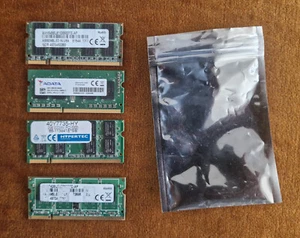 4 x 2GB sticks - 2GB Laptop Ram Memory ADATA HYPERTEC NCR ETC - Picture 1 of 6