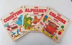 Usborne First Books The Counting Alphabet Colours Book 1979 Hindley Amery Wilkes - Picture 1 of 15