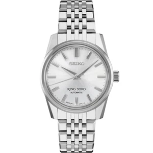 Seiko Men's King Seiko 37 mm Mechanical Automatic Silver Wrist Watch SPB279 - Picture 1 of 1