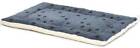 Midwest Paw Print Reversible Fleece Stuffed Bed 23 X 17 Inch Blue