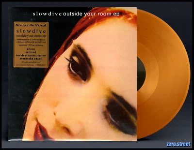 SLOWDIVE Outside Your Room 12" EP on RED/GOLD VINYL New /4000 lp - Image 1 of 3