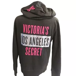 Victoria's Secret Los Angeles Full Zip Hoodie Sweatshirt M - Picture 1 of 2