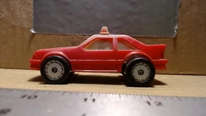 1987 Remco Diecast Plastic - Fire Chief Ford Mustang Car - 4.25" Inches - Picture 1 of 6