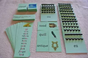 Montessori Green Language Series Phonics Educational Kit - Picture 1 of 2