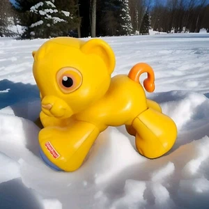 Disney Simba Baby Lion King 2012 Fisher Price Amazing Animals Click Clack Toy - Picture 1 of 13