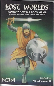 Lost Worlds - Gioco Fantasy Combat Book - Uomo in Chainmail con Spada e Scudo - Foto 1 di 5
