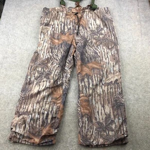 Vintage Walls Water-Pruf Pants Mens XL Regular Realtree Camouflage Suspenders - Picture 1 of 16