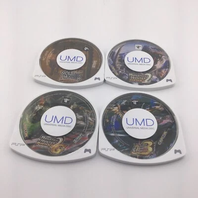 PSP Japan Import - Monster Hunter Portable Lot - Capcom - Disc Only - US Seller - Image 1 of 4