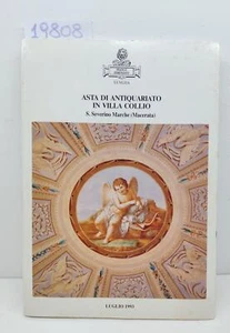 Semenzato luglio 1993 asta di antiquariato in villa Collio San Severino Marche - Imagen 1 de 5
