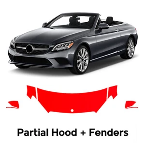 Hood Precut PPF Paint Protection Film For Mercedes Benz C Class 2019-2021 - Picture 1 of 8