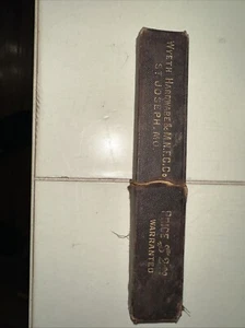 Wyeth Hardware Mfg Co Trademark Straight Razor in Original Box, Made in England - Picture 1 of 10