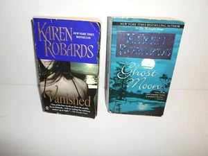 Lot of 2 Karen Robards Books **Vanished & Ghost Moon** Romance Drama Suspense  - Picture 1 of 6