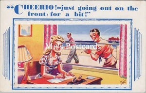 Comic Postcard - Humour, Secretary, Seaside, Office Worker, Saucy RS39291 - Picture 1 of 2