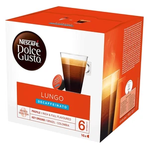 NESCAFÉ Dolce Gusto Lungo Decaffeinato 1er Pack (1 x 16 Kapseln) Kaffeekapseln - Bild 1 von 2