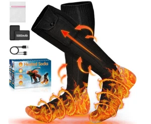 HONGNIX Calcetines Calefactables,5V/5000mAh Recargables Calcetines Electricos Ca - Imagen 1 de 3