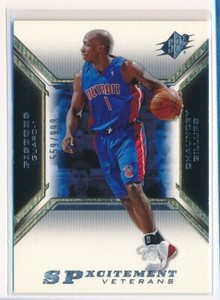 2005-2006 SPX SPxcitement Veterans Basketball Card #XCV9 Chauncey Billups /999