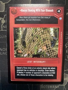 Always Thinking With Your Stomach x1 – Endor - Star Wars CCG - Picture 1 of 1