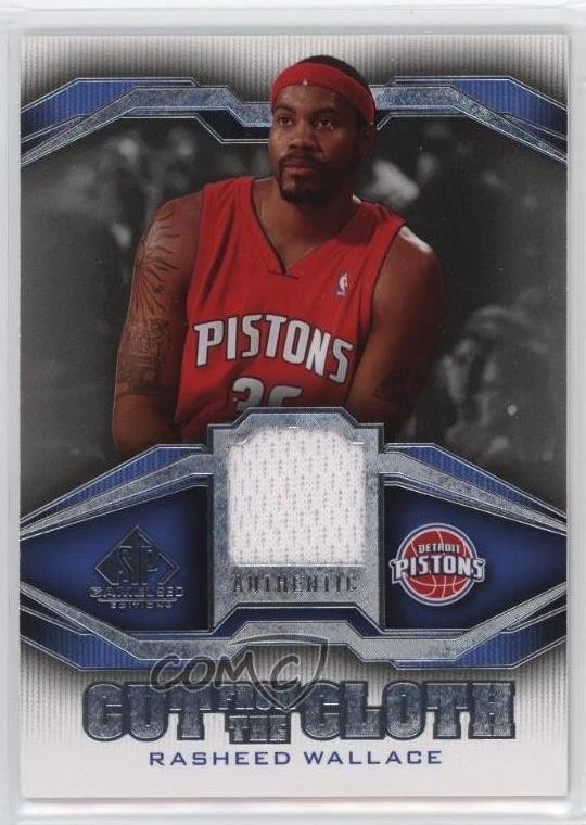 2007-08 SP Game Used Cut from the Cloth Rasheed Wallace #CC-RW - Image 1 of 2