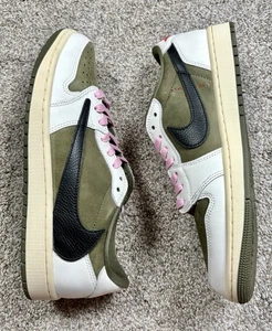 Air Jordan 1 Retro Low OG Travis Scott Medium Olive Herrengröße 9,5 DM7866-200 - Bild 1 von 6