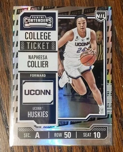 2024-25 Panini Contenders Universidad de Connecticut Napheesa Collar Logo Lámina - Imagen 1 de 2