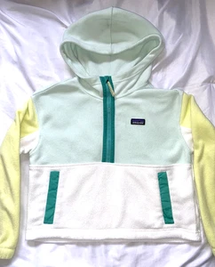 Pullover Patagonia Niños Niñas Jóvenes Talla Mediana Microdini Recortado Polar Lima - Imagen 1 de 17