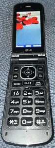 LG Wine 3 UN530, US Cellular, Flip Phone, Black, TESTED, WORKS, ๐ Pics & Info - Picture 1 of 5