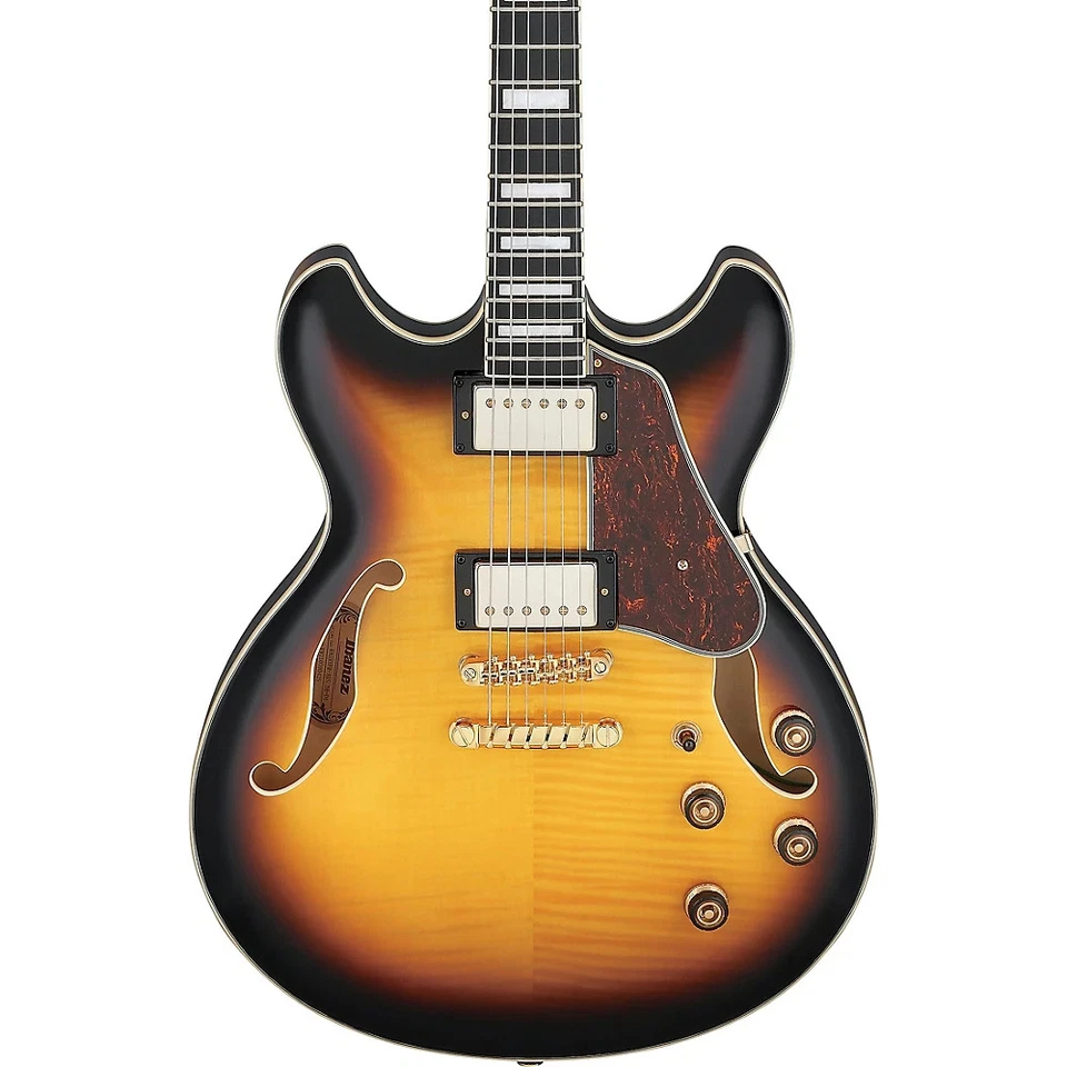 Ibanez AS93FMAYS Artcore Semi Hollow Electric Guitar Antique Yellow Sunburst