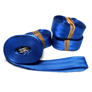 Nylon Webbing Tie Down Straps Double D Ring 1.5" x 13' 10 Pack - Picture 1 of 5