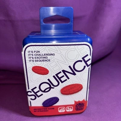 NEW Sequence Classic Game Snap Box Compact Travel Case - Image 1 of 4