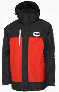 Chaqueta Penn Fierce PARA HOMBRES XXXL / 3XL Rojo Ardiente Negro Impermeable Pesca Térmica - Imagen 1 de 3