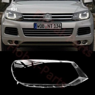 ✈Cubierta de lente transparente del faro delantero derecho para Volkswagen Touareg 2011-2014 Foto 1 de 4