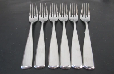 PATRÓN ANNA ACERO INOXIDABLE POR NAMBE 18/10 6 PIEZAS HORQUILLAS DE CENA 8 1/4 PULGADAS BRILLANTES Foto 1 de 3