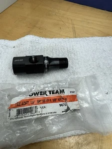 SPX Power Team 9670  GAUGE adapter, 3/8" F x 3/8" M x 1/4" F  NPT Fast Shipping! - Picture 1 of 3