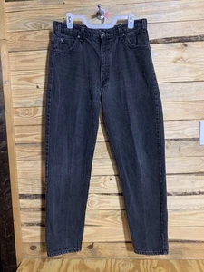 Vintage Levi’s 550 Black Jeans W36 L32 Relaxed Fit Tapered Leg Made in USA 1994 - Picture 1 of 24