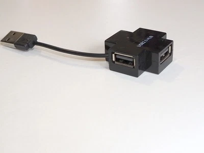 Mini HUB USB 2.0 - 4 ports USB - Neuf sans sa boîte - Immagine 1 di 3