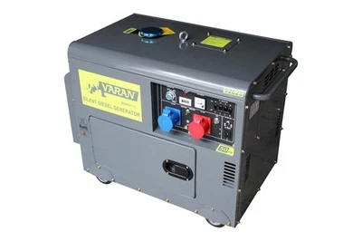 ELEKTRISCHER DIESEMGENERATOR SCHALLGEDÄMPFT STROMAGGREGAT 5KVA 400V & 230V OH... - Bild 1 von 4